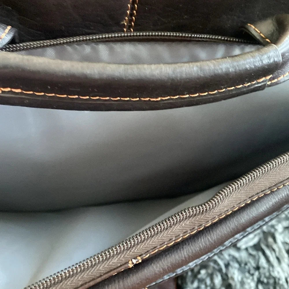 NWT Jack by Jill-e Genuine Leather Camera/Video Travel Bag - Large - Picture 7 of 14